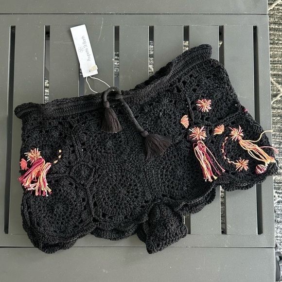Poupette St. Barth Pants - Poupette St. Barth Bobo Crochet Boxer Shorts.